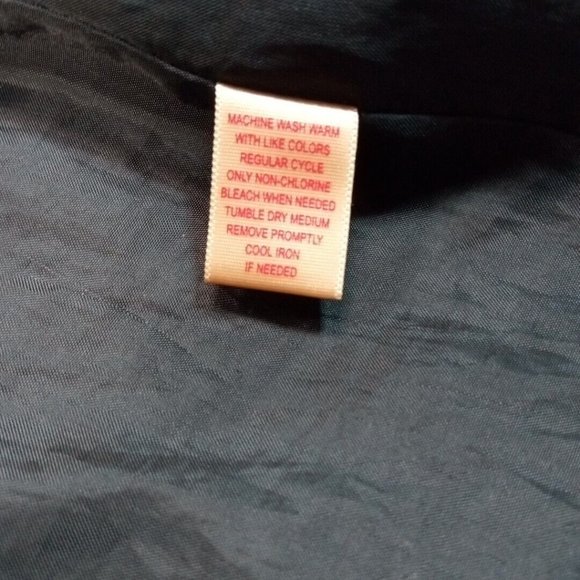 NorthCrest Classic Womens Jacket Black XL Button Up Coat‎ Cheetah Print Liner - Picture 16 of 16